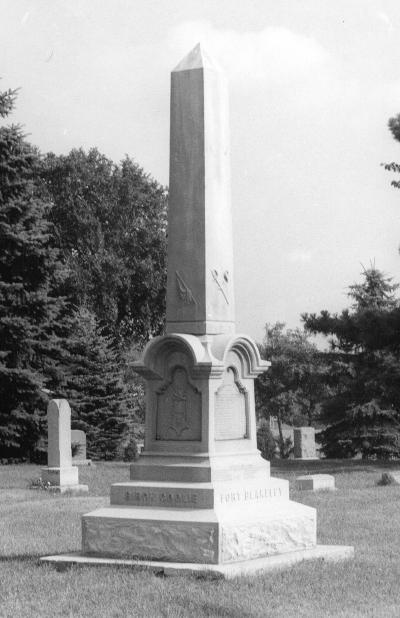 Tall monumental stone.