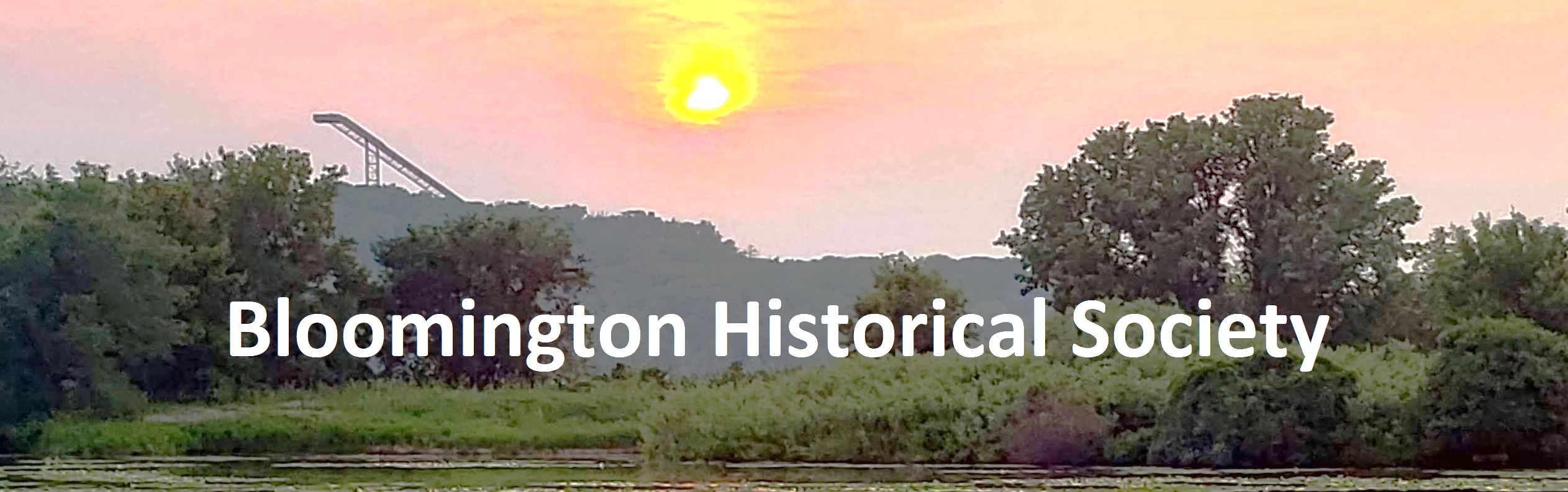 Bloomington Historical Society banner
